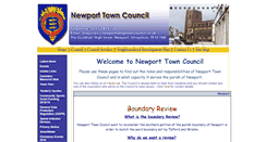 Desktop Screenshot of newportshropshire-tc.gov.uk