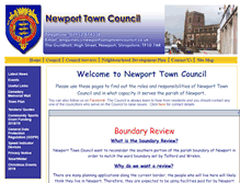 Tablet Screenshot of newportshropshire-tc.gov.uk